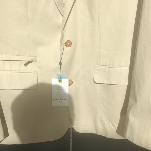 Robert Graham JULIAN Style / Light KHAKI Blazer - Picture 2 of 8